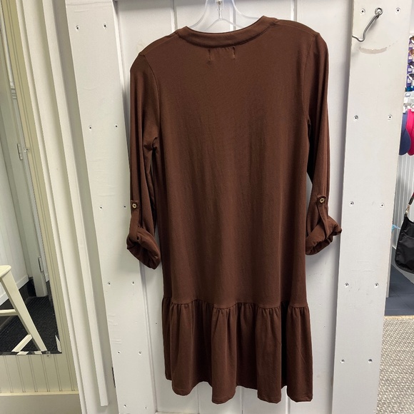 NWT Duffield Lane Juno dress in chocolate - Picture 6 of 8